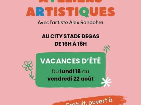 Ateliers artistiques de rue - quartier Hauts-Champs