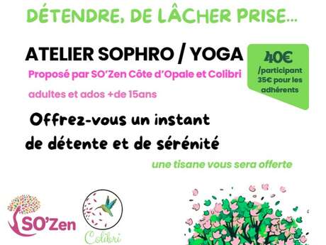So'zen côte d'opale et colibri : atelier sophro/yoga
