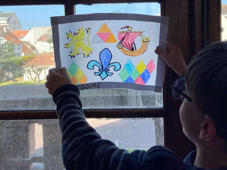 Atelier enfant : vitrail en pagaille