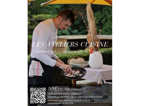 Ateliers cuisine à la table du manoir