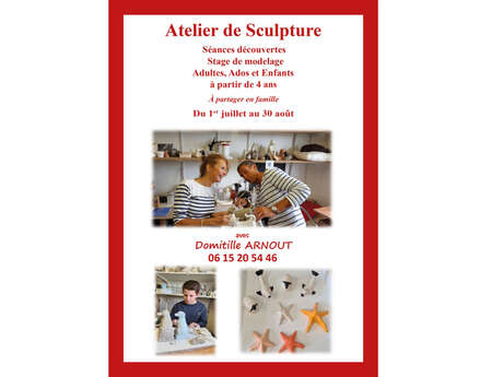 Stage de sculpture, modelage, patine, émaillage. séance découverte.