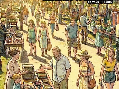 Brocante du Nouveau Monde - inscriptions