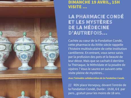 Visite guidée "La pharmacie Condé et les mystères de la médecine d'autrefois..." à Chantilly
