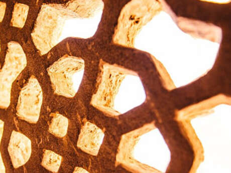 Loupiote de plâtre - Atelier