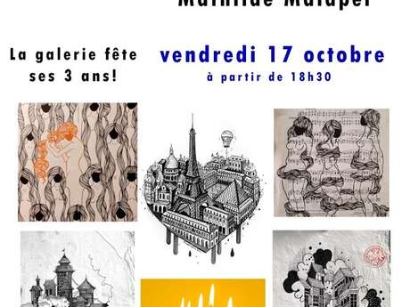 Vernissage et 3 ans de la galerie