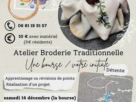 Atelier broderie traditionnelle