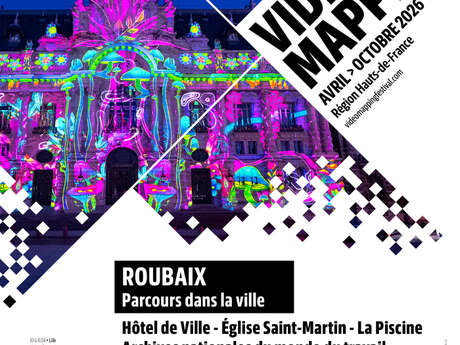 Vidéo Mapping Festival #9 : ROUBAIX - Parcours dans la ville