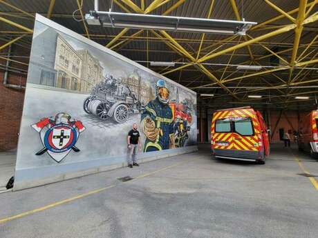 VISITE DE CASERNE DES POMPIERS TOURCOING