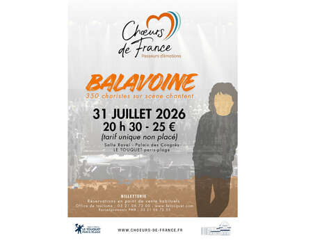 Choeurs de france "350 choristes chantent balavoine"