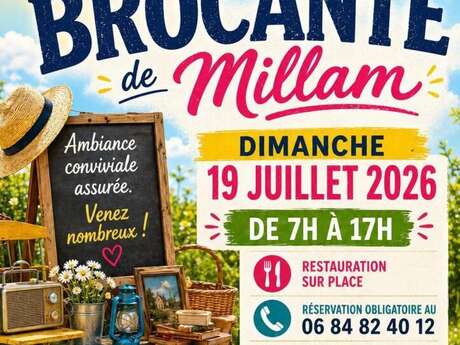 Brocante à Millam