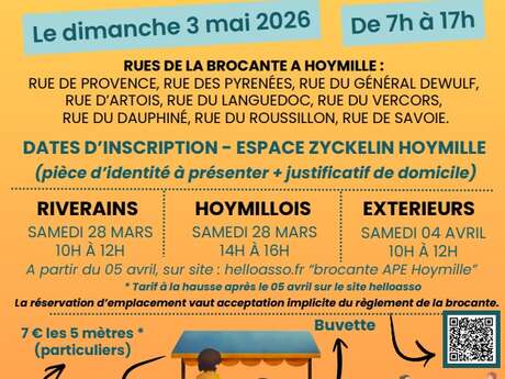 Brocante extérieure à Hoymille