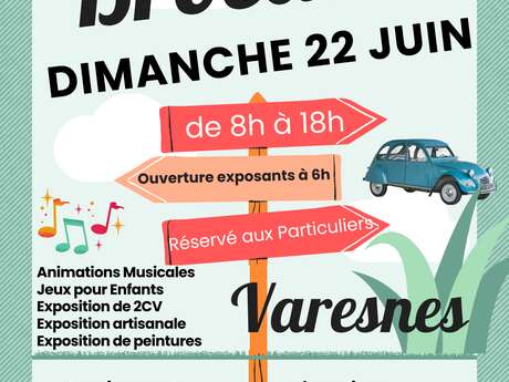 Brocante à Varesnes
