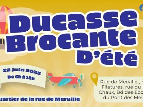 Ducasse brocante d'été du quartier de la rue de Merville