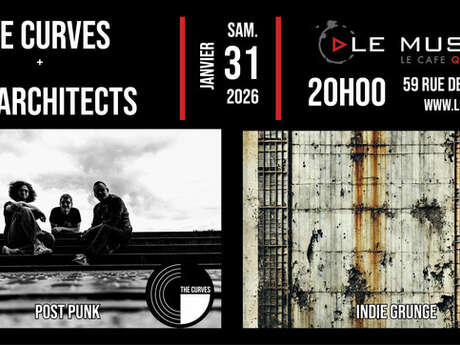 Live: The Curves (post punk) + Bad architects (indie grunge)