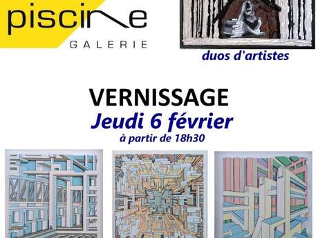 Vernissage Michaël Aubanel et Duos d'artistes