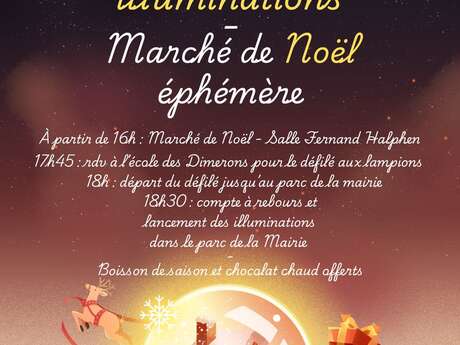 Illuminations et marché de Noël à la Chapelle-en-Serval