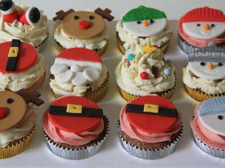Pâtisserie : cupcakes de noël