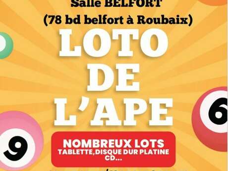 Loto de l'APE de l'école Legouve