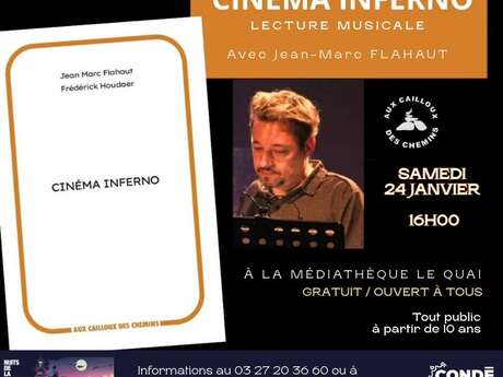 Lecture musicale Cinéma Inferno à Condé-sur-l'Escaut