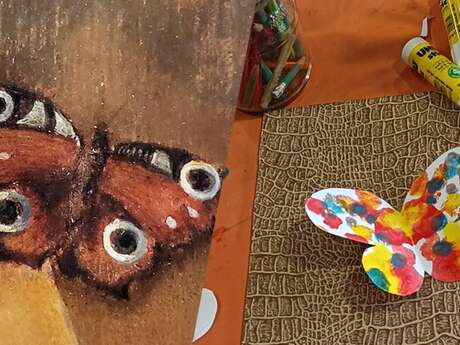"Ma petite collection de papillons": atelier d'art plastique au Musée Départemental de Flandre