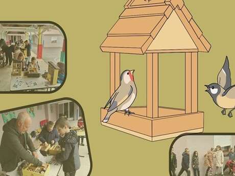 Viens construire une mangeoire à oiseaux !