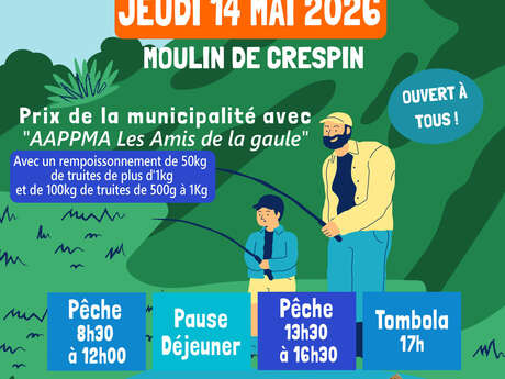 Journée de Pêche au Moulin de Crespin