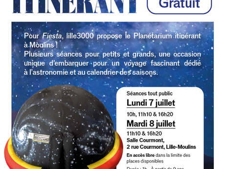 Le planétarium itinérant à Moulins