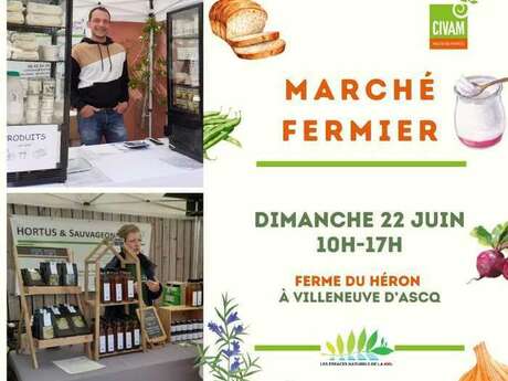 Marché du CIVAM à la Ferme du Héron