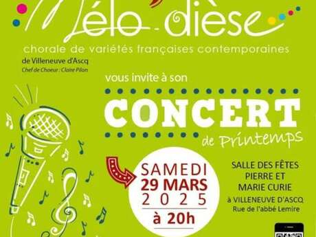 Concert de printemps – La chorale Mélo'dièse en spectacle