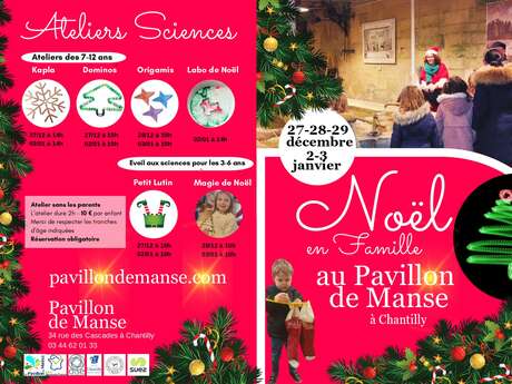 Ateliers sciences au Pavillon de Manse