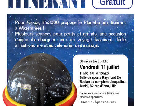 Le planétarium itinérant à Wazemmes