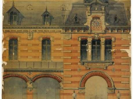 "Trésors anciens, dessins nouveaux" présentation de documents patrimoniaux, exposition des Urban Sketchers Lille - Les Crayons de Roubaix