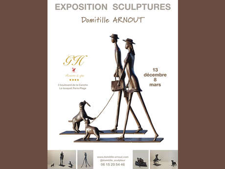 Exposition de sculptures domitille arnout