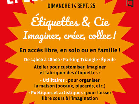 Étiquettes & Cie : Imaginez, créez, collez !