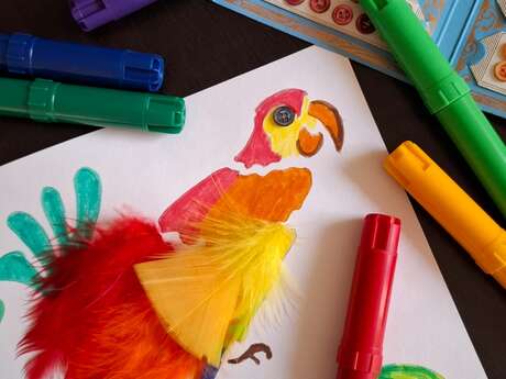 Ateliers créatifs d'avril « Oiseau de paradis »