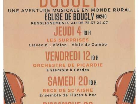 Première édition du festival de musique classique de Boucly
