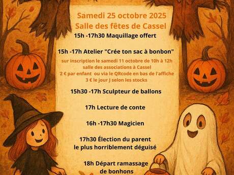 Soirée Halloween en famille à Cassel