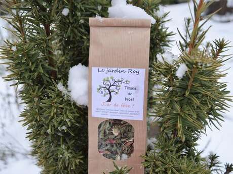 Fabrique ta tisane de Noël bio à la ferme du Jardin Roy