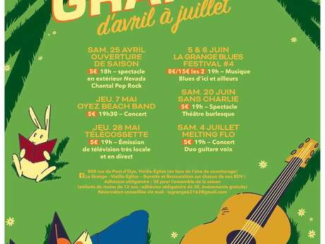 Ouverture de saison - la grange