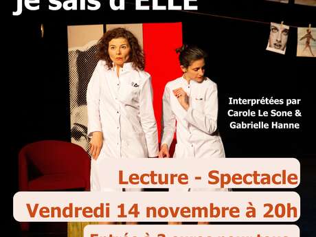 Lecture spectacle "2 ou 3 choses que je sais d'ELLE" à l'UPHF