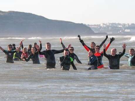 Club nautique de wimereux :  longe cote  - séance découverte