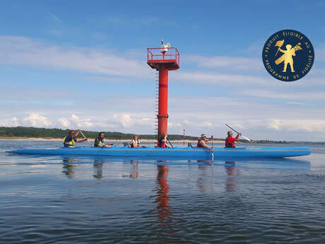 Balade en pirogue en baie de canche