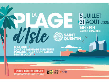 Bienvenue à la Plage d'Isle à Saint-Quentin