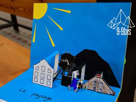 Le paysage minier en pop-up