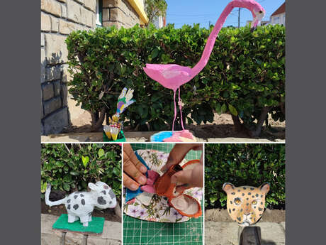 Stages techniques du papier mâché - cath preuss créations