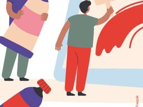 Le printemps des poètes 2026 : Création d'une fresque murale autour de la liberté