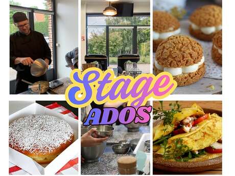 Stage d'orientation + passion pâtisserie pour ados