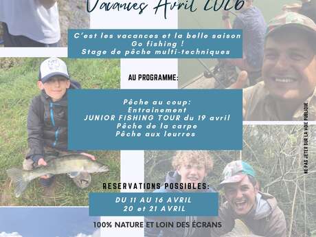 Stages de pêche - vacances d'avril