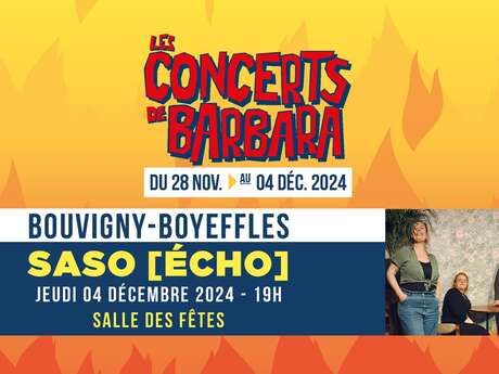 Les concerts de barbara - saso [écho]