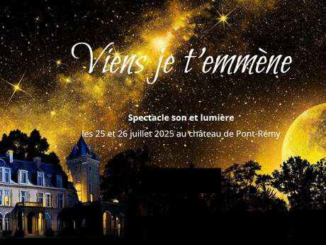 Son et lumière dans le parc du château de Pont Rémy